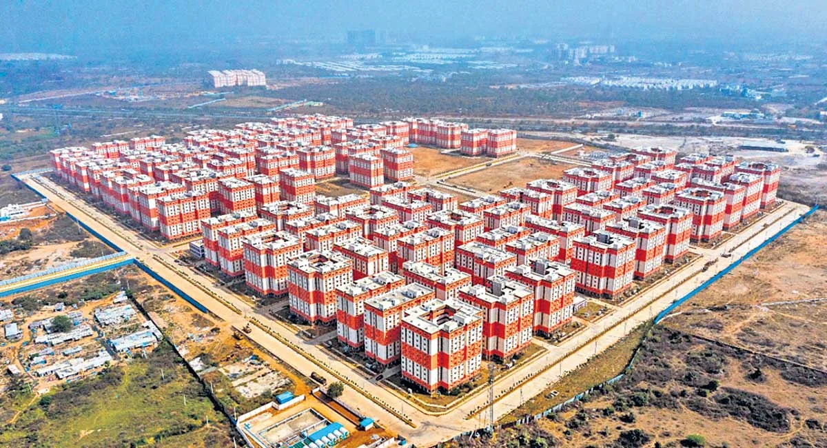 A Double Bedroom housing colony at Kollur